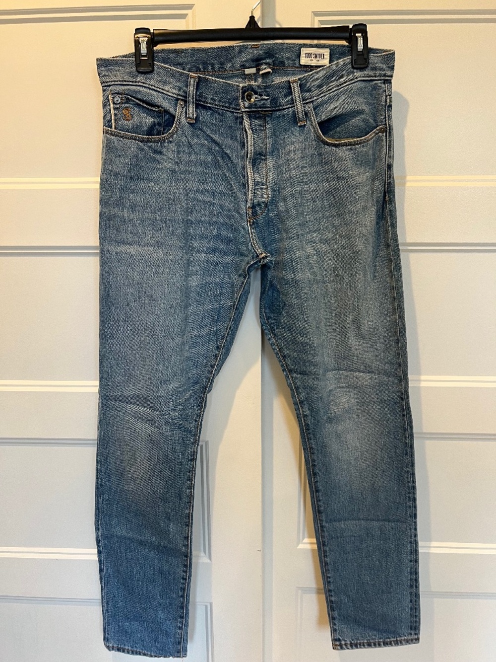 Todd Snyder Slim Fit Stretch 5-Pocket Jeans - 34 x 32